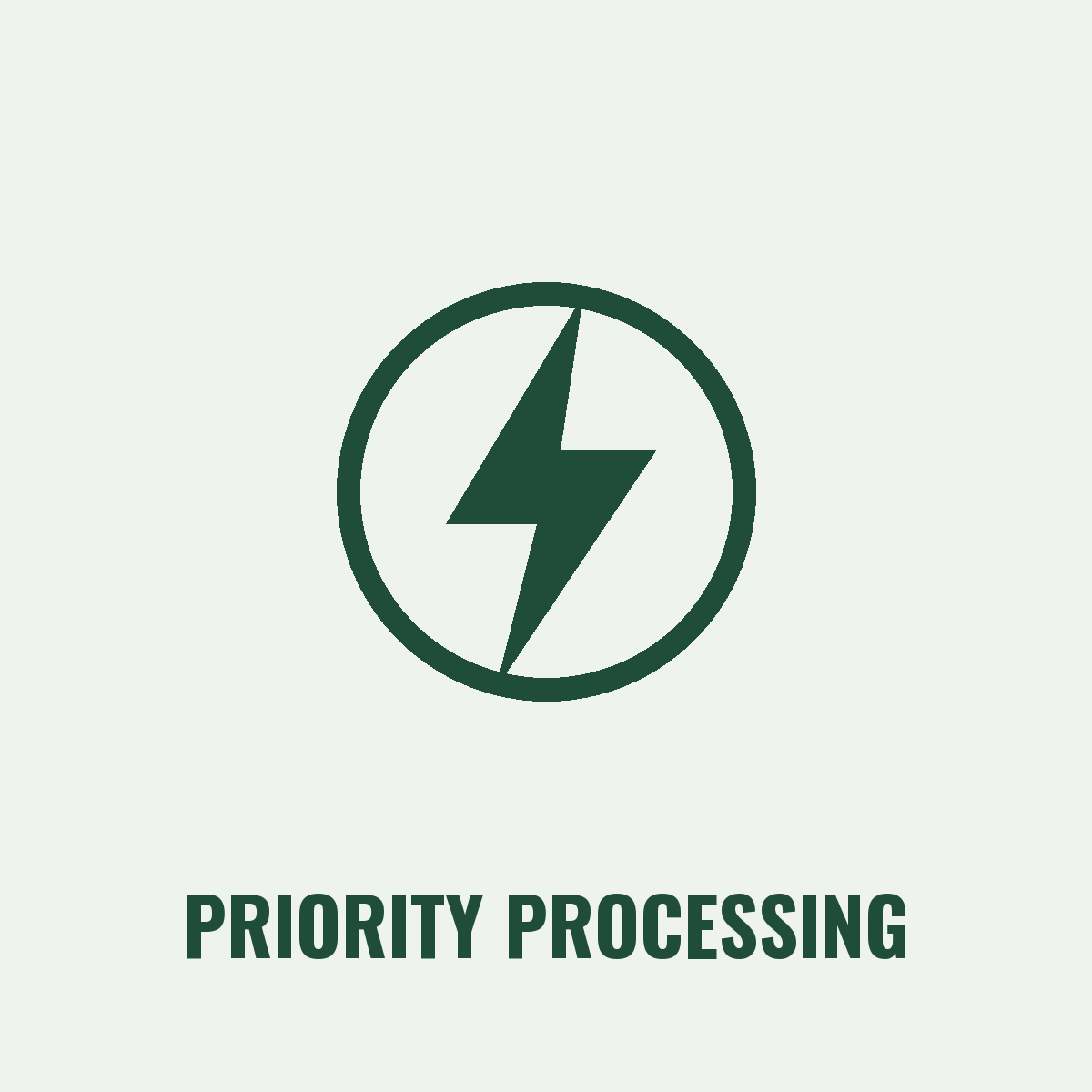 Order processing priority