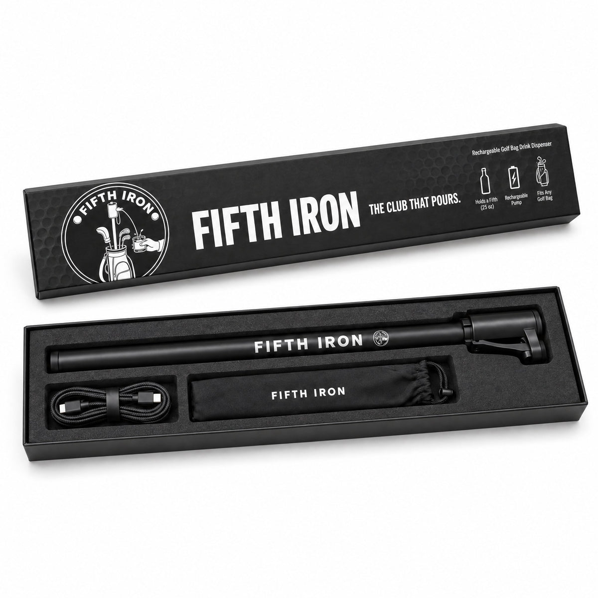 Golf beverage dispenser package contents