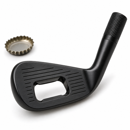 Luxury bottle opener shaped like an iron head